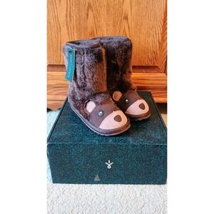 EMU Australia Kids Brown‎ Bear Boots K11104 Chocolate Size 11